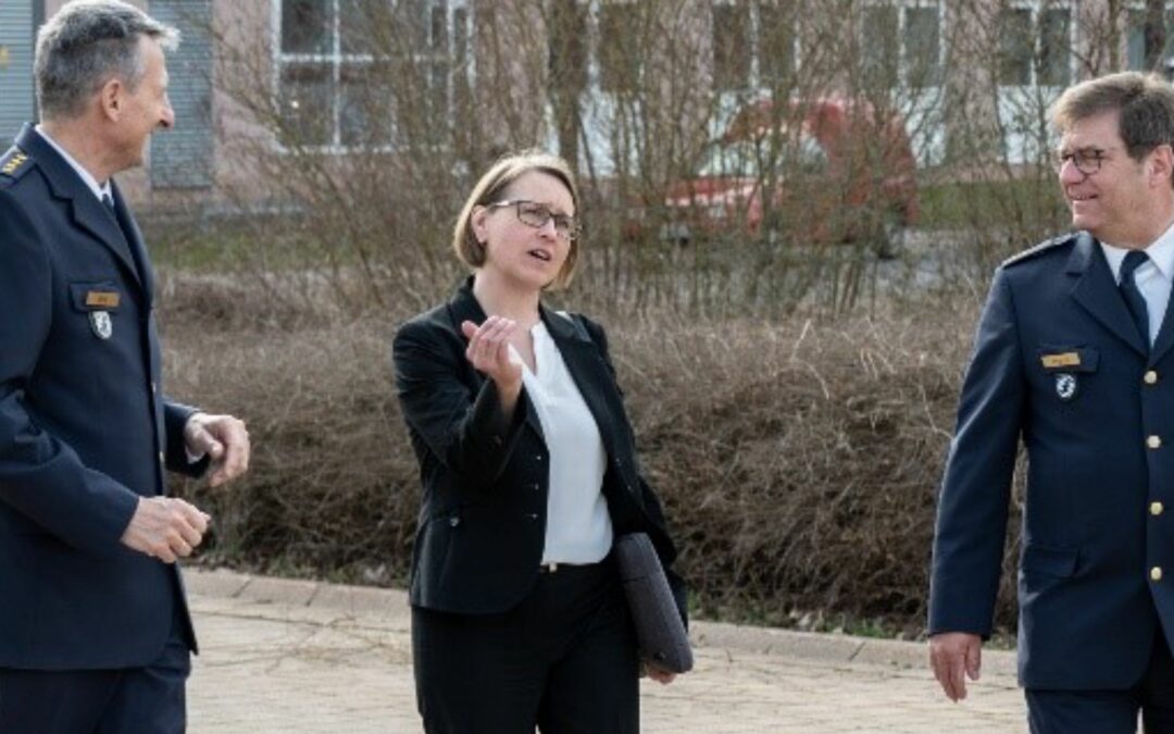 Besuch bei der Bereitschaftspolizei