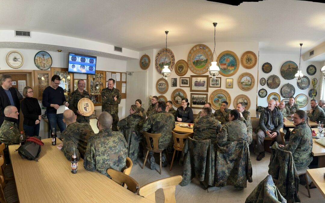 Treffen mit Oberpfälzer Soldaten