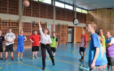 Trainingsstunde mit der Lebenshilfe