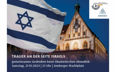 Aufruf: Samstag, 21.10.: Gemeinsames Gedenken an der Seite Israels