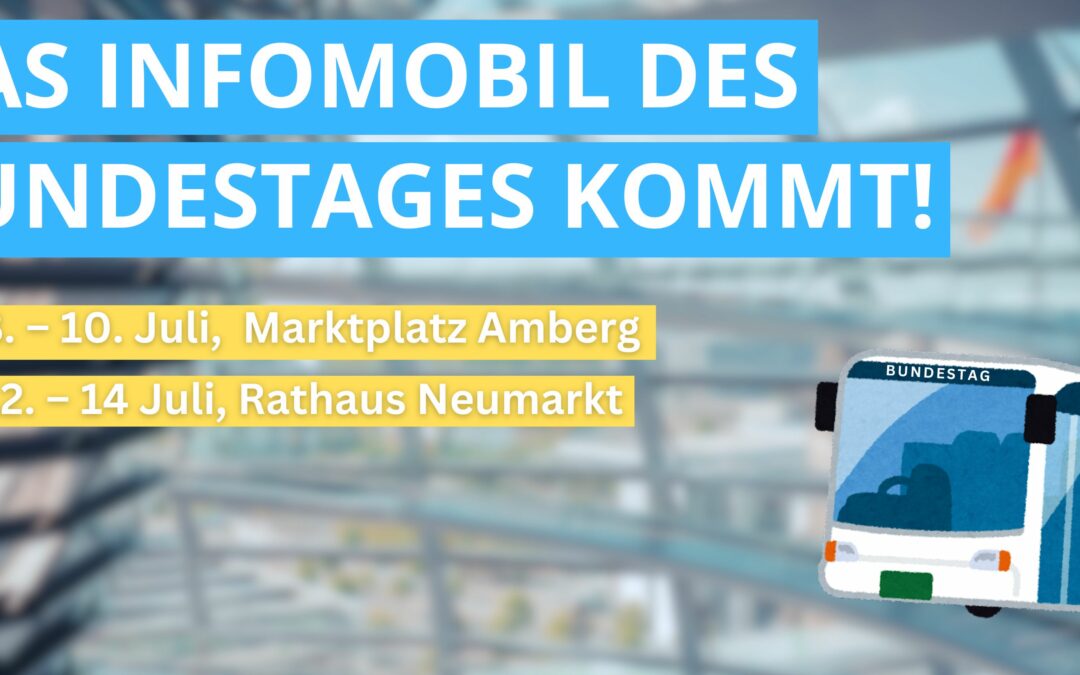 Das Infomobil des Deutschen Bundestags kommt in die Oberpfalz