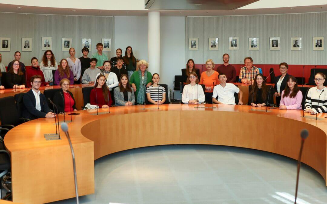 Deutschschüler im Bundestag