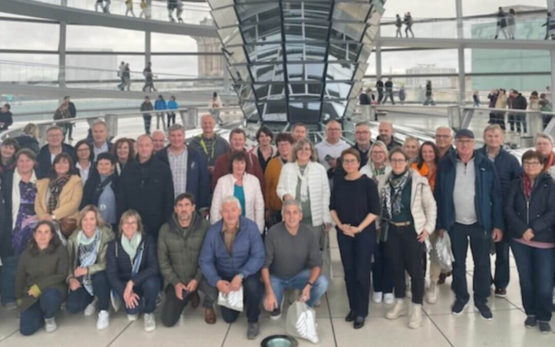 Zu Besuch im Bundestag: Die FFW Berg in Berlin