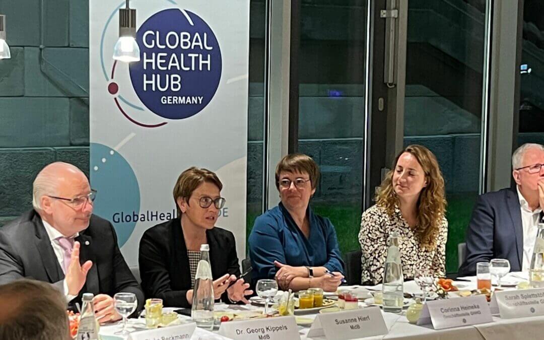 Schirmherrschaft beim Parlamentarischen Abend des Global Health Hub Germany