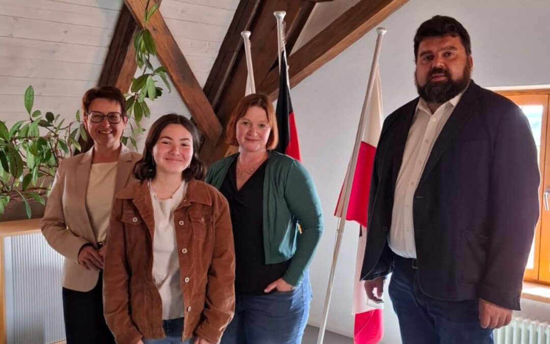 Treffen mit amerikanischer PPP-Stipendiatin Molly Ross in Sulzbach-Rosenberg 