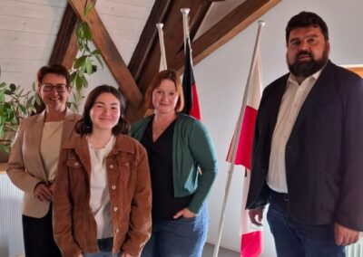 Treffen mit amerikanischer PPP-Stipendiatin Molly Ross in Sulzbach-Rosenberg 