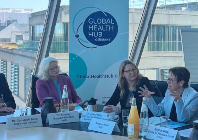 Austausch zum Thema globale Gesundheit