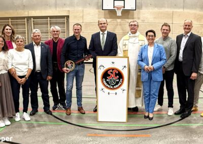 Eröffnung der neuen Klemens-Kratzer-Halle des SC Oberölsbach