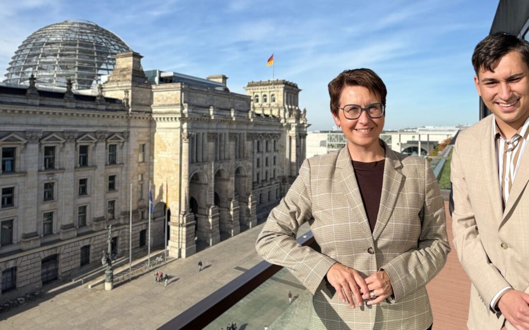 Als (fast) echter Abgeordneter im Plenarsaal