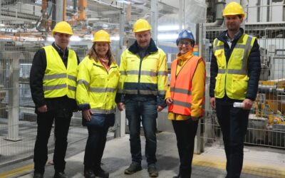 Unternehmensbesuch bei Pfleiderer in Neumarkt