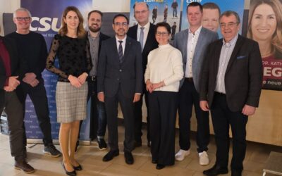 Besuch von Klaus Holetschek und Ulrike Scharf im Wahlkreis