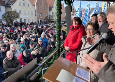 Berchinger Roßmarkt mit Bundeslandwirtschaftsminister Alois Rainer